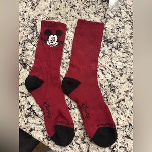 American Eagle x Disney Red Mickey Mouse Socks